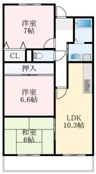 ウエストインヒルズの物件間取画像